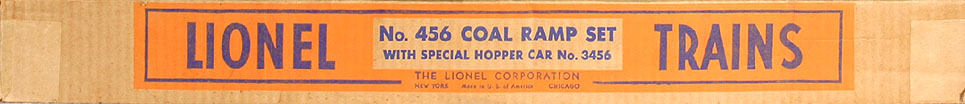 Coal Ramp No. 456 Box Side View