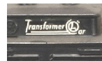 Close-up view of the Transformer decal