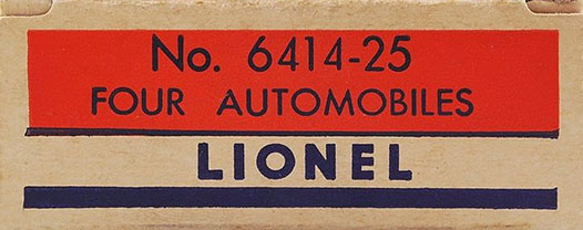 Separate Sale Box End of Four Automobiles