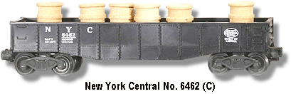 Lionel Trains NYC Gondola No. 6462 Variation C