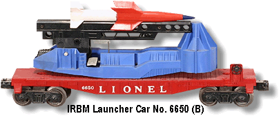 IRBM Launcher Flat Car No. 6650