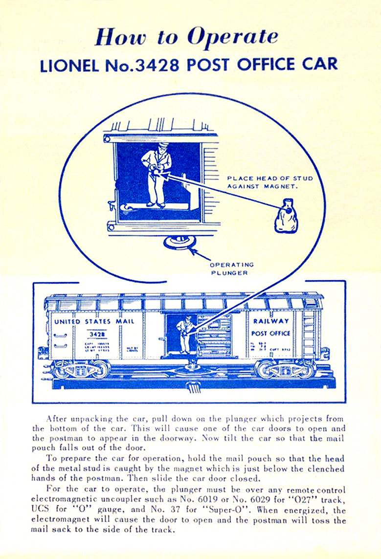 Instruction Sheet No. 3428-23 Front Page