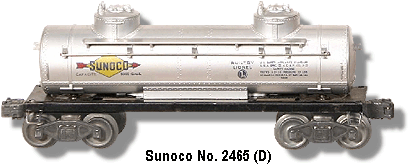 Sunoco 2-Dome Tank Car No. 2465 Variation D