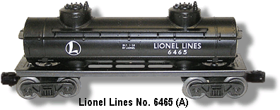 The Lionel Lines Black 2-Dome No. 6465 A Variation