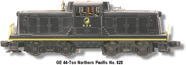 Lionel Trains Northern Pacific GE 44-Ton Diesel Switcher No. 628
