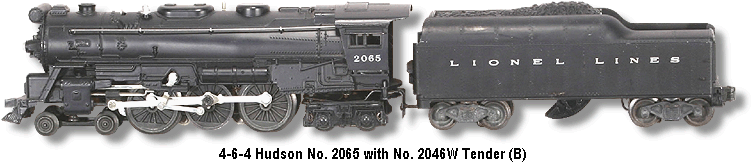 Lionel Trains Locomotive No. 2065 B Variation