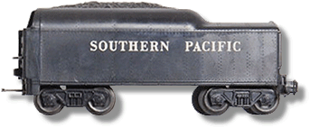 No. 242T Southern Pacific Small Streamlined Tender