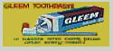 Gleem Toothpaste Billboard Insert