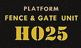 HO-25 Platform Fence Box Side