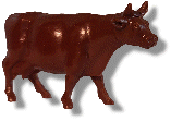 Brown Standing Cow