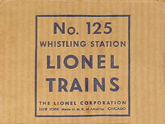 Whistle Station No. 125 Box