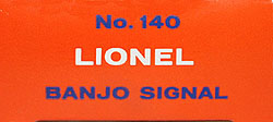 No. 140 Orange Box End