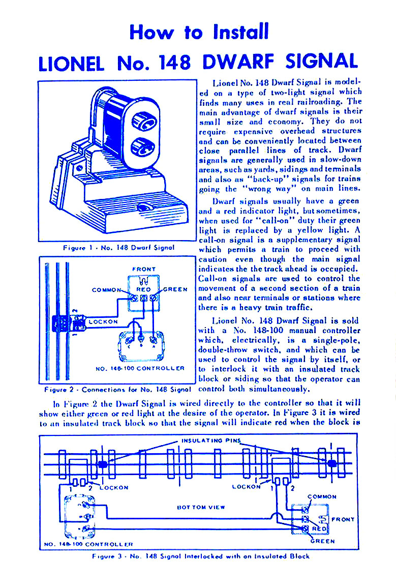 No. 148-13 Instruction Sheet Front Page