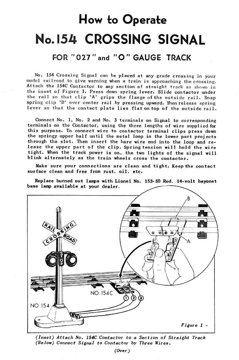 No. 154-20 dated 2-50 Instructions