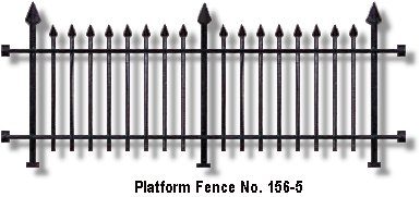 Platform Fence No. 157-5