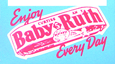 Baby Ruth Candy Bars Light Blue Background