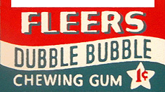 Tri-color Fleers Bubble Gum