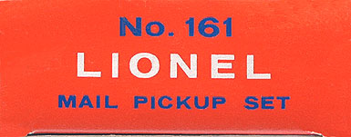 No. 161 Mail Pickup Set Box End