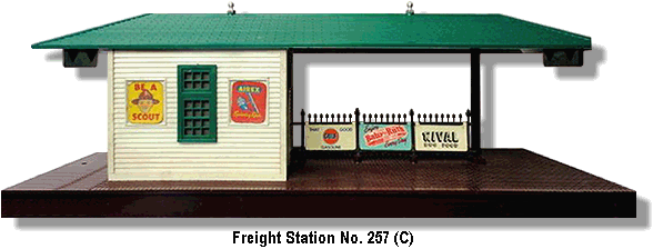 Lionel Trains Freight Station No. 257 Variation C