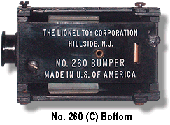Bottom View of the No. 260 C Variation Bumper
