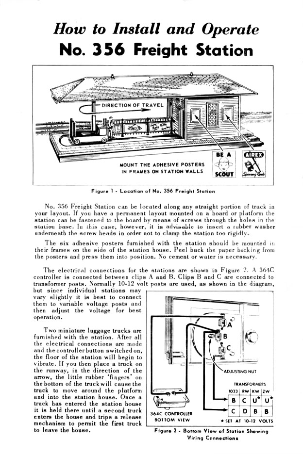 No. 356-42 Instructions Front Page