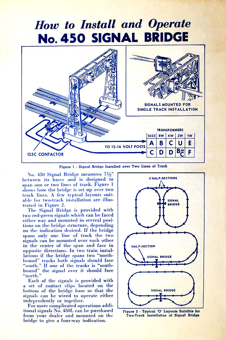 No. 450-42 Instruction Sheet Front Page