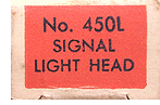 No. 450L Separate Sale Signal Head Box End