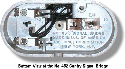 Bottom View of the Gantry Signal Bridge No. 452