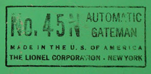 No. 45N Bottom Stamp Type 2