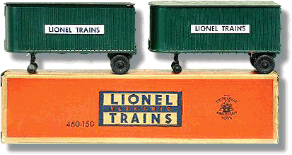 No. 460-150 Box Side View with two trailers