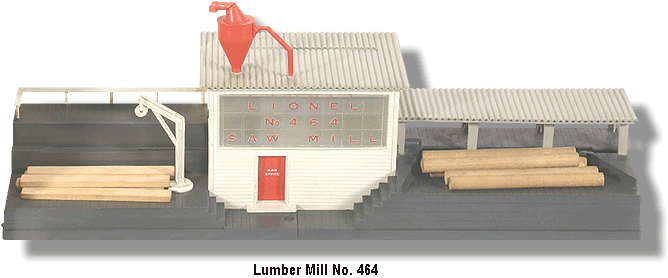 Lionel Trains Operating Lumber Mill No. 464