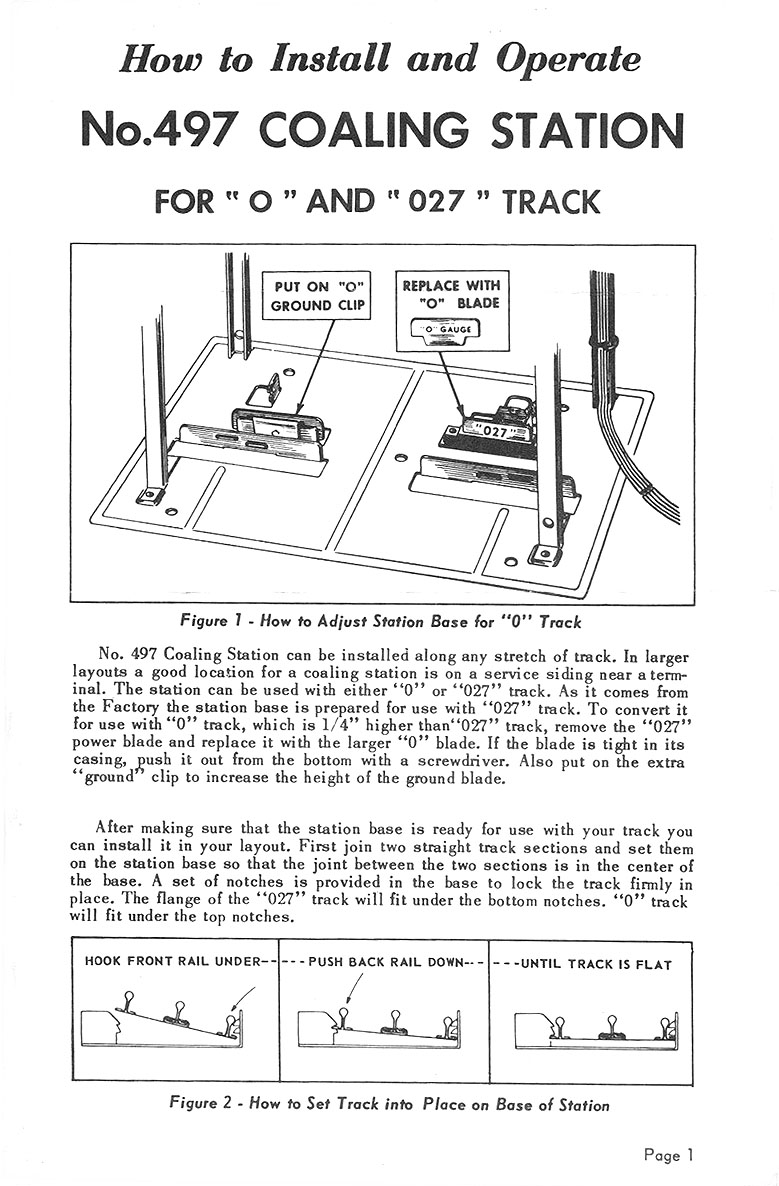 No. 497-90 Instructions Page One