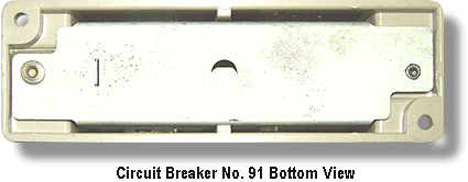 Lionel Trains Circuit Breaker No. 91 Bottom View