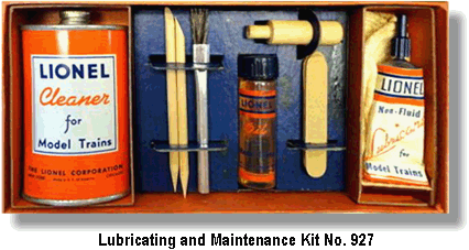 Lionel Trains Lubricating and Maintenance Kit No. 927