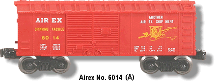 Airex Box Car No. 6014 Variation A