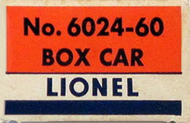 Bold Late Classic Box End No. 6024-60