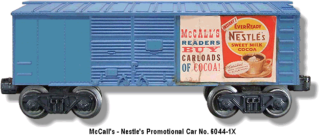 McCall’s Nestle’s Promotional Box Car No. 6044-1X
