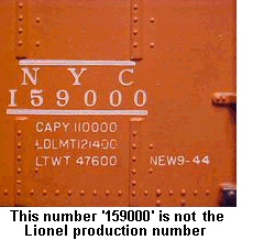 This number '15900' is not the Lionel production number