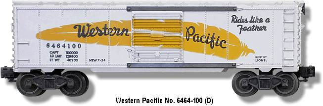 Western Pacific No. 6464-100 Variation D