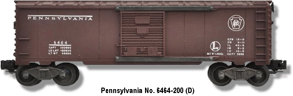 Pennsylvania No. 6464-200 Variation D