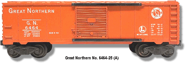 Great Northern No. 6464-25 Variation A