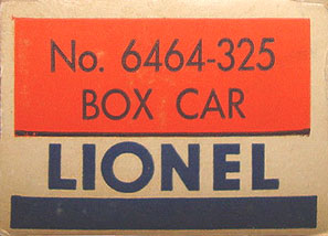 No. 6464-325 Late Classic Box End