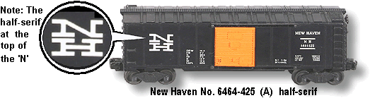 New Haven No. 6464-425 Variation A
