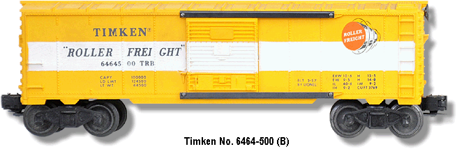 Timken No. 6464-500 Varation B