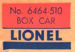 No. 6464-510 Late Classic Box End