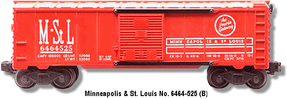 Minneapolis & St. Louis No. 6464-525 Variation B