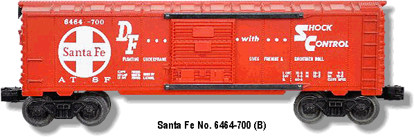 Santa Fe No. 6464-700 Variation B