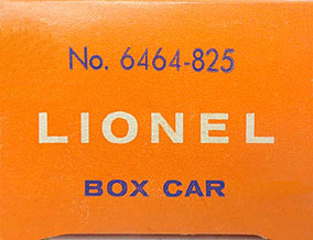 No. 6464-825 Orange Display Box End