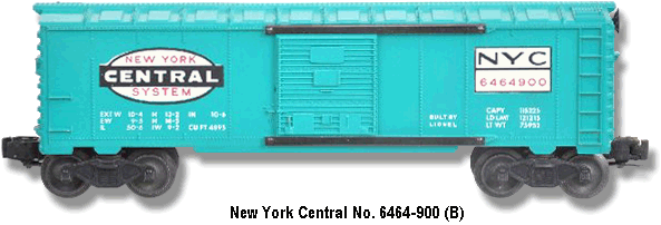 New York Central No. 6464-900 Variation B