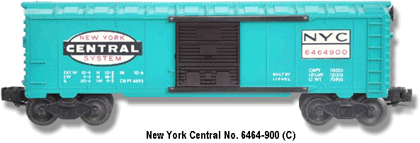 New York Central No. 6464-900 Variation C